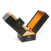 Custom Luxury Double Door Rigid Packaging Box for Single 750ml Red Wine Bottle