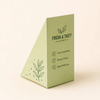 Triangle Sandwich Paper Box with Clear PVC Window