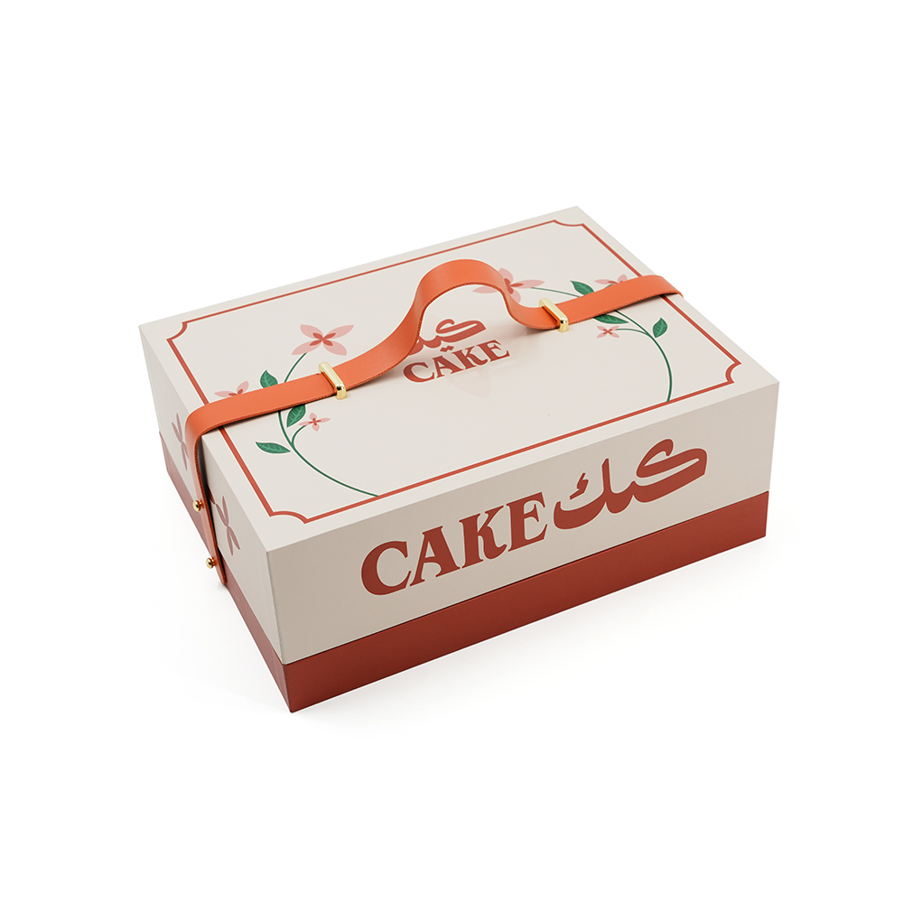 luxury rigid cake gift packaging