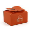 Custom Die Cut Flower Petal Closure Foldable Paper Gift Box for Coffee & Bakery