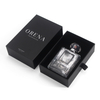 Matte Black Slide Drawer Rigid Perfume Box with Custom EVA Insert