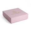 Custom Logo Pink Rigid Jewelry Box for Gift Set
